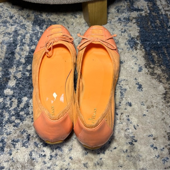 Cole Haan X Nike Air Orange Ballet Flats Size 8 - Picture 7 of 12